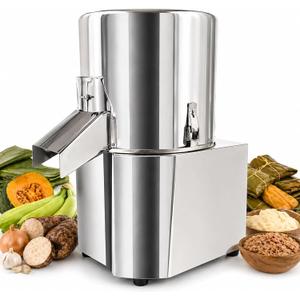 Electric Food Processor Pasteles Machine & Vegetable Chopper, 550W 120kg/h Commercial Meat Grinder, Stainless Steel Heavy Duty for Restaurant Home Canteen, 110V