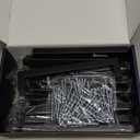 Ravinte 20 Pack Square Cabinet Handles, Matte Black Cabinet Pulls and Drawer Pulls, 6-1/4 Inch, Kitchen Hardware