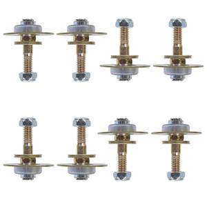 8pcs Furniture Rocking Chair Bearing Connecting Piece Rocking Chair Bearing Screws Bolts Kits Rocking Chair Furniture Hardware (45MM)