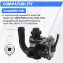 Control Valve Compatible with Hayward Pro Series Filter S210S S220S S244S S310S S360 S311S 311XV 360SX Replaces SP0715X62