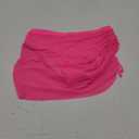 SherryDC Women's Ruched Mesh High Waisted Bikini Bottom Tummy Control Sheer Swimsuit Bathing Suit Bottom with Skirt, XL