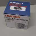 MMIZOO Wrist Blood Pressure Monitor Large LCD Display BP Machine Adjustable Cuff 5.31-7.68 inch Automatic 99x2 Sets Memory with Carrying Case for Home Use (W1681) (White)