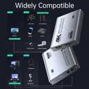 Video Capture Card, Audio Video Capture Card, USB 3.0 Capture Card 4K HDMI Loop-Out, 1080P 60FPS/2K 30FPS Videogame Capture for Streaming, Works forPS5/Switch/Camera/PC