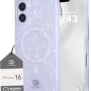 Cocomii - Rectangle Case Compatible with iPhone 16 - Compatible with MagSafe, Opalescent Pearl, Glitter Sparkle, Glossy, Magnetic Phone Case for iPhone 16 6.1 inch, Iridescent