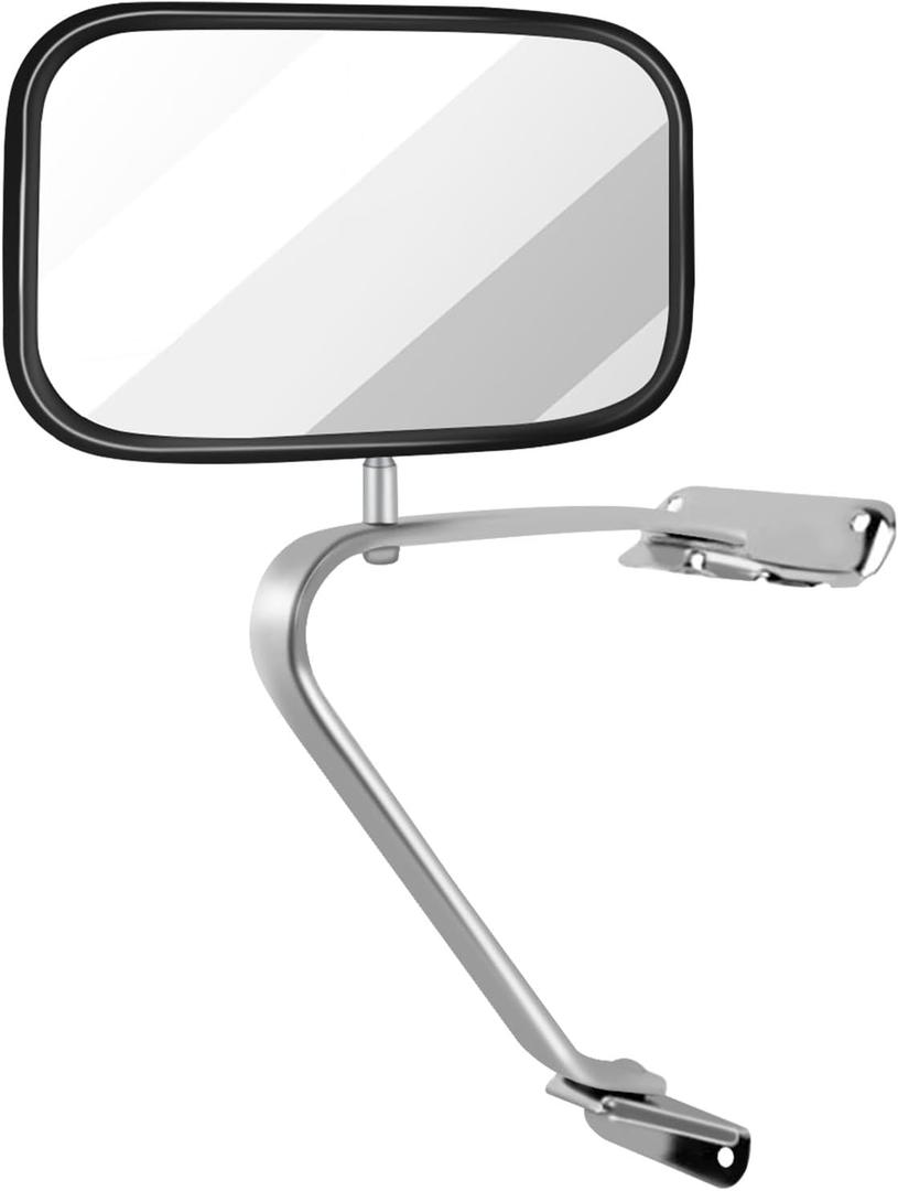 ECCPP Manual Side View Mirrors Plastic Pair Set for Ford for F-Series for F150 for F350 Bronco Pickup Truck SUV