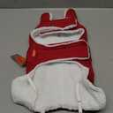 KYEESE Dog Coat Soft Pet Sweater for Cold Weather Warm Pet Winter Puffer Coat with Leash Hole Waterproof Dogs Jacket with Fleece Lined Windproof Dog Coats for Small Dogs Thick Pets Clothes with Pocket (Large, 02# Red)