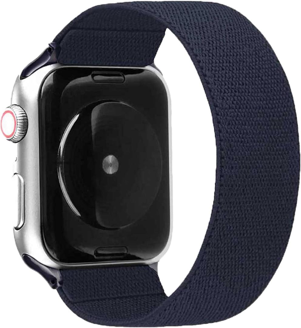 Solace Bands Paladin Loop Smartwatch Band - Compatible With All Apple Iwatch Series - Sportswear Smartwatch Band For Men & Women - Comfort & Durable (42/44/45MM - S, Blue)