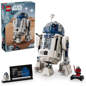 LEGO Star Wars R2-D2 Building Toy Set - Play or Display Star Wars Toy for Boys & Girls, Ages 10+ - Gift Ideas for Kids & Fans - Includes 25th Anniversary Darth Malak Minifigure - 75379