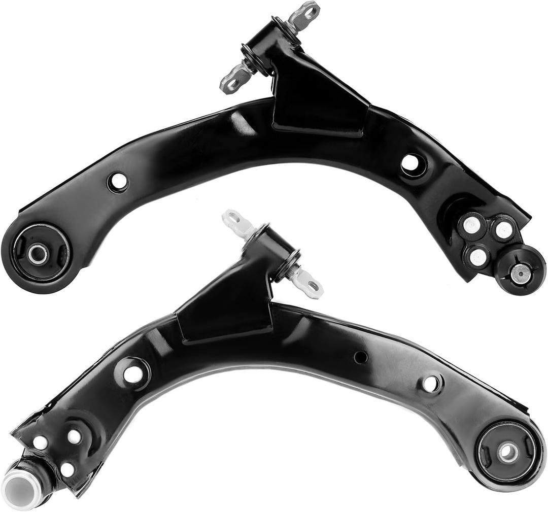 2 Pcs Lower Left Right Control Arms + Ball Joint Suspension Kit Fit for Chevrolet Cobalt 2005-2010, HHR 2008-2010, for Pontiac G5 2007-2008, Pursuit 2005-2006, for Saturn Ion 2005-2007,K620302 K620301
