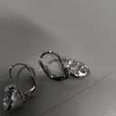 Swarovski Bella V Crystal Earrings, Grey, Yellow, Clear, Rose Color Crystals, Part of the Swarovski Bella V Collection