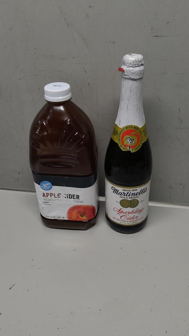 Martinelli's Gold Medal Sparkling Cider, 25.4 Fl Oz Bottle. Amazon Grocery, Apple Cider, 64 Fl Oz, BB 9 OCT 2028