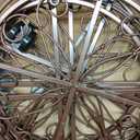 5 Pack Plant Caddy with Wheels Heavy Duty 12 Inches Metal Plant Stand with Wheels Plant dolly Rolling Plant Stand Plant Roller with Casters for Indoor and Outdoor with Plant Saucers, Bronze (11.8'')