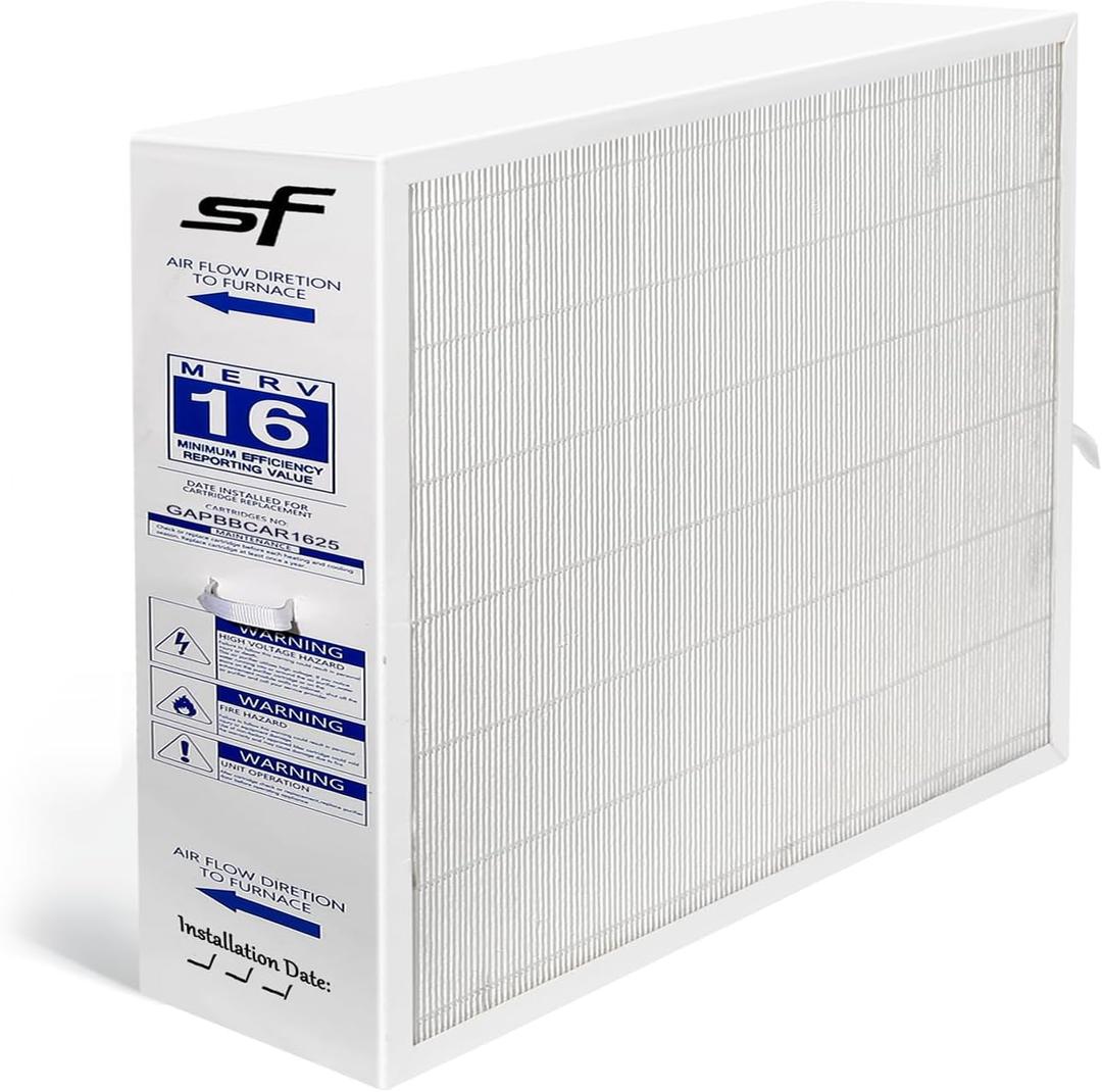 MERV 16 Replacement Compatible with Bryant/Carrier Infinity 16" x 25" Air Purifier Cartridge, GAPBBCAR1625, GAPCCCAR1625 1 Pack