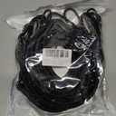 8-Pack Bungee Cords with Hooks & Carabiners - 24 Inch Bungee Rope (4 Hooks + 4 Carabiner Clips) - Heavy Duty Elastic Stretch Cords for Kayaking, Camping, Truck, Tarp, Gear Tie Down - Black