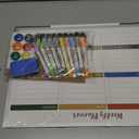 Marsrock Weekly Calendar Whiteboard with Stand, Dry Erase Magnetic 16"x12"