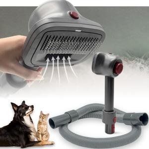 Pet Hair Grooming Brush Vacuum Attachment for Dyson V7 V8 V10 V11 V15/Big Ball/V6 DC58 DC59, Compatible with Shark NV501/HV322/HV301 Miele 1-3/8'' & Small Shop Vacs 1.25" Cat/Dog Grooming Brush