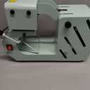 OFFNOVA Hat Heat Press Machine for Caps with 2 Interchangeable Platens, Temp & Time Control with Auto Countdown, Efficient Heat Transfer for HTV Iron On and Sublimation Projects (Auto-Green)