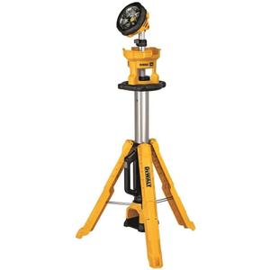 DEWALT 20V MAX LED Work Light with Stand, Tripod Light, 3000 Lumens of Brightness with 3 Modes, Tool Only (DCL079B) DEWALT 20V MAX LED Work Light with Stand, Tripod Light, 3000 Lumens of Brightness with 3 Modes, Tool Only (DCL079B)