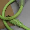 Flexzilla Retractable Extension Cord Reel, 12/3 AWG SJTOW Cord, 60', Grounded Triple Tap Outlet, ZillaGreen, FZ8120603 (8 x 15.75 x 13.25 inches)