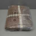 Amlie Home Cable Knit Throw Blanket for Couch, Chenille Sherpa Soft Cozy Throw Blankets for Sofa Chair Comfortable Home, 50"x60", Brown