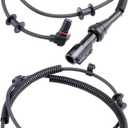 OCPTY ABS Wheel Speed Sensor Compatible for Ford F-150 2005-2008 & for Lincoln Mark LT 2006-2008, Front Left Right 2PCS, 4WD, 5L3Z2C204A, 7L3Z2C204AA