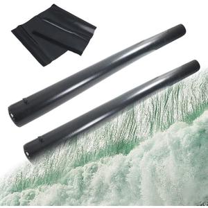 2 Pack PVC Flood Barriers Bags, 11.8Ft x 6.7 in Inflatable Flood Barriers for Home Water Barrier Bag Reusable Flood Prevention Barriers Sandbag Alternative for Home Outdoor Flood