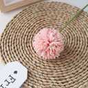 Artificial Flowers Chrysanthemum Ball Flowers Bouquet 10pcs Present for Important People Glorious Moral for Home Office Coffee House Parties and Wedding (Light Pink)