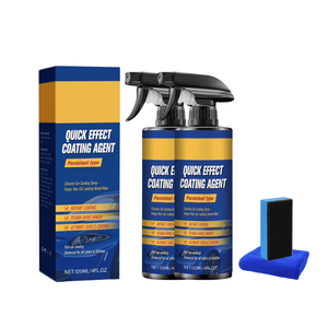 QUICK EFFECT COATING AGENT, Car Scratch Wax Sprays Waterless Wash, 3 in 1 High Protection Quickly Car Coatings Spray