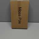 Small Moss Pole for Monstera - Stackable & Refillable Plastic Moss Poles for Climbing Plants with Large Mesh Design (4Pack-White-Small)