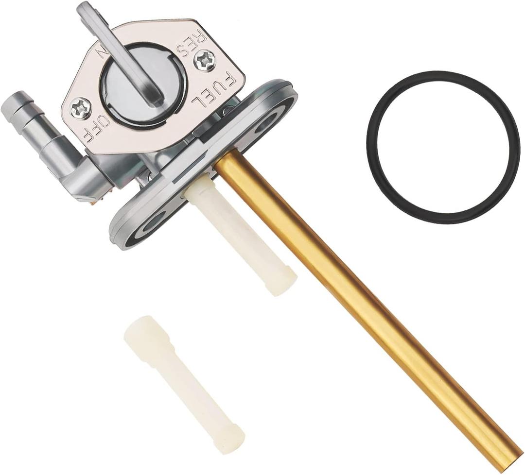 AHL Gas Tank Fuel Petcock Shut Off Valve Switch compatible with KAWASAKI KLR650 KLR-650 KLR 650 1987 1988 1989 1990-2018;51023-1390 51023-1148 51023-0003 51023-0715