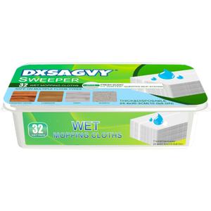 Upgraded Wet Mop Pads for Swiffer Sweeper Wet Mopping Cloths Refills,32 Count