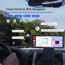 Avylet 9.26" Portable Carplay Screen for Car with Wireless Apple Car Play & Android Auto Touch Screen, OTA Upgrade, Backup Camera, Voice Control, GPS Navigation, Mirror Link, Bluetooth 5.0, FM, AUX