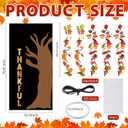 Irenare 8 Pcs 71 Inch Fall Classroom Decor, Thankful Maple Tree Door Cover