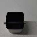 Coffee Knock Box Espresso Accessories - Home Use Small Coffee Puck Knock Box Stainless Steel for Espresso Machine Coffee Grounds (Silver)
