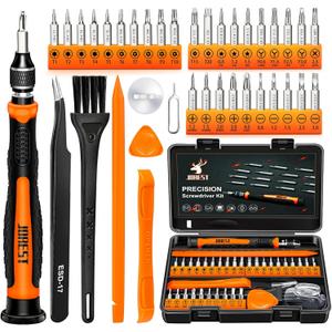 JOREST 38Pcs Small Precision Screwdriver Set with Torx T5, T6, Y00, Mini Repair Tool Kit for Macbook, Computer, Laptop, iPhone, PS4 PS5, Xbox, Switch, Eyeglasses, Watch, Ring Doorbell, Electronic, etc