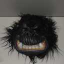 MOKRY PARTY Gorilla Mask Hairy Latex Animal Mask Monkey Head Mask Halloween Carnival Costume Mask