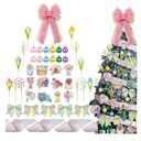 Halfchet 43 Pcs Spring Tree Decorations Spring Hanging Ball Ornaments for Small Tree Colorful Hanging Ornaments Decoration for Home Spring's Party Holiday Supplies