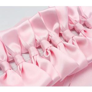 2 x Pink Bow Garland, Pink Bow Decor Birthday, for Wedding, Baby Shower, Celebracion Decor