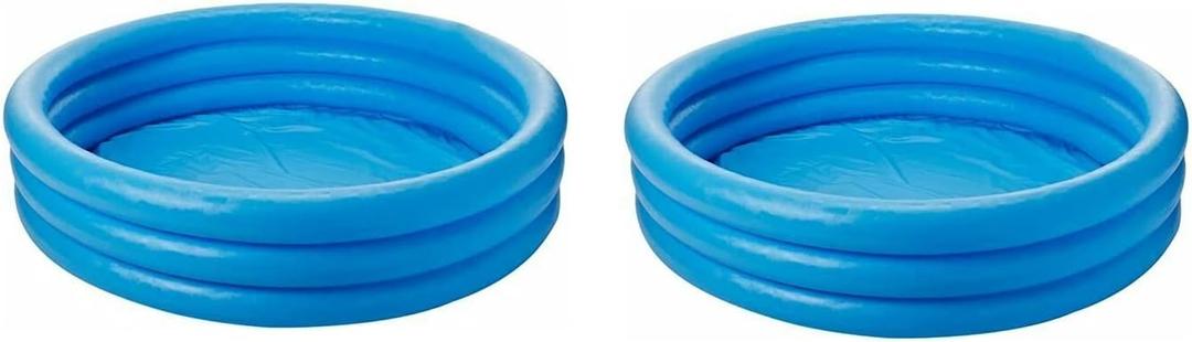 Intex - Inflatable Swimming Pool (45" by 10") (Crystal Blue) (2 Pack)