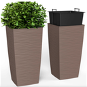 JANSKA SWEDEN Evergreen Grande Indoor/Outdoor Planters 3,4 Gallon 2 Piece Duo Set