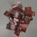 KPOSIYA Napkin Rings, Pack of 120 Rhinestone Napkin Rings Diamond Adornment for Place Settings, Wedding Receptions, Dinner or Holiday Parties, Family Gatherings (120, Red)