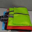 Travel Shoe Bags, Set of 12, Large Oxford Fabric Storage Bags with Zipper and Handle, Water-Resistant Pouches (Black, Gray, Green, Red, Cream, Blue)