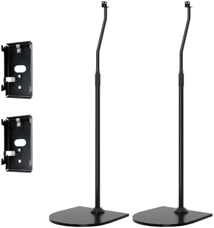 Adjustable Height Speaker Stand Pair for Bose with Cable Management, for WB-50 II,UFS-20 II,UTS-20 II,CM520, Lifestyle 600, CineMate II,Lifestyle SoundTouch,Acoustimass Series Floor Speaker Stands