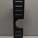 Vertical Faucet Storage Rack, Over the Sink Shelf, Black, 19.6in/50cm
