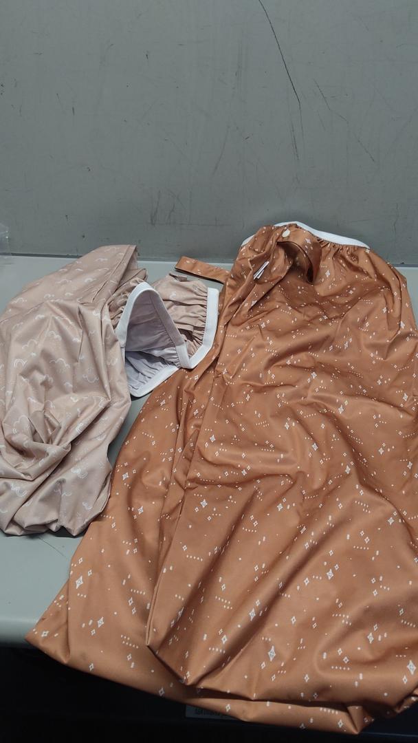 Mama Koala 3.0 Pocket Cloth Diapers for Babies with AWJ Lining, 2 Pack with 6 4-Layer Natural Cloth Diaper Inserts - Reusable and Washable Pocket Diapers