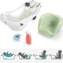 Fisher-Price Baby to Toddler Bath 4-in-1 Sling ‘n Seat Tub with Removable Infant Support and 2 Toys, Puppy Perfection