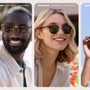 livho Rimless Trendy Polarized Sunglasses Men Women, Retro Sun Glasses for Men Women 2025, Semi Rimless UV Protection Shades (4 Pack)