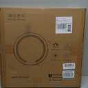 ROLOVE Makeup Mirror with Lights, 18 Inch Vanity Mirror with Lights, Lighted Makeup Mirror, Smart Touch Control 3 Colors Dimmable Round Lighted Vanity Mirror, Tabletop  Desk Mirror, 360Rotation (White)