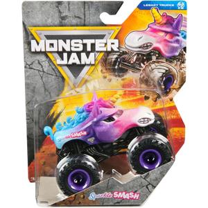 Monster Jam 2025 Official 1:64 Diecast Truck Series 43 Legacy Trucks Sparkle Smash