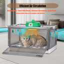 Puppy Incubator with Heating,Temperature Control and Light, Warmer Fan for Ventilation Circulation, Incubator Box for Kitten Puppies and Chick Chicken (55L)